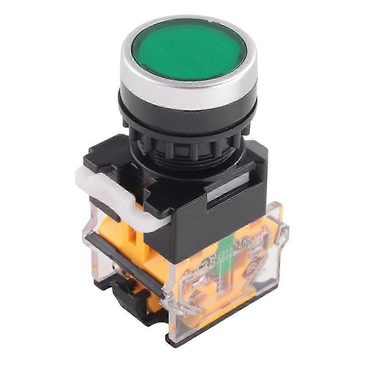LA38-11/203 Push Button Momentary Heavy Duty Switch Green