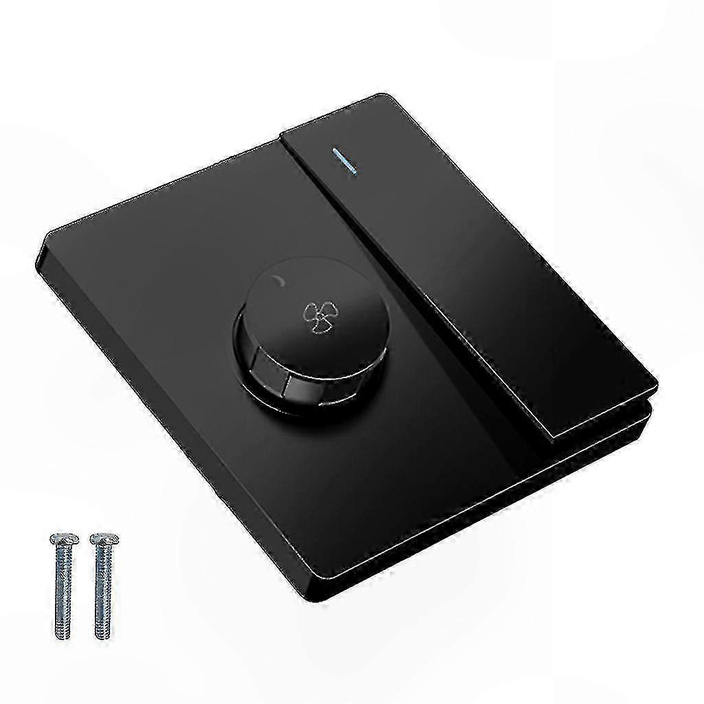 Ceiling Fan Wall Control with Adjustable Speed Dial Knob for Variable Airflow Settings