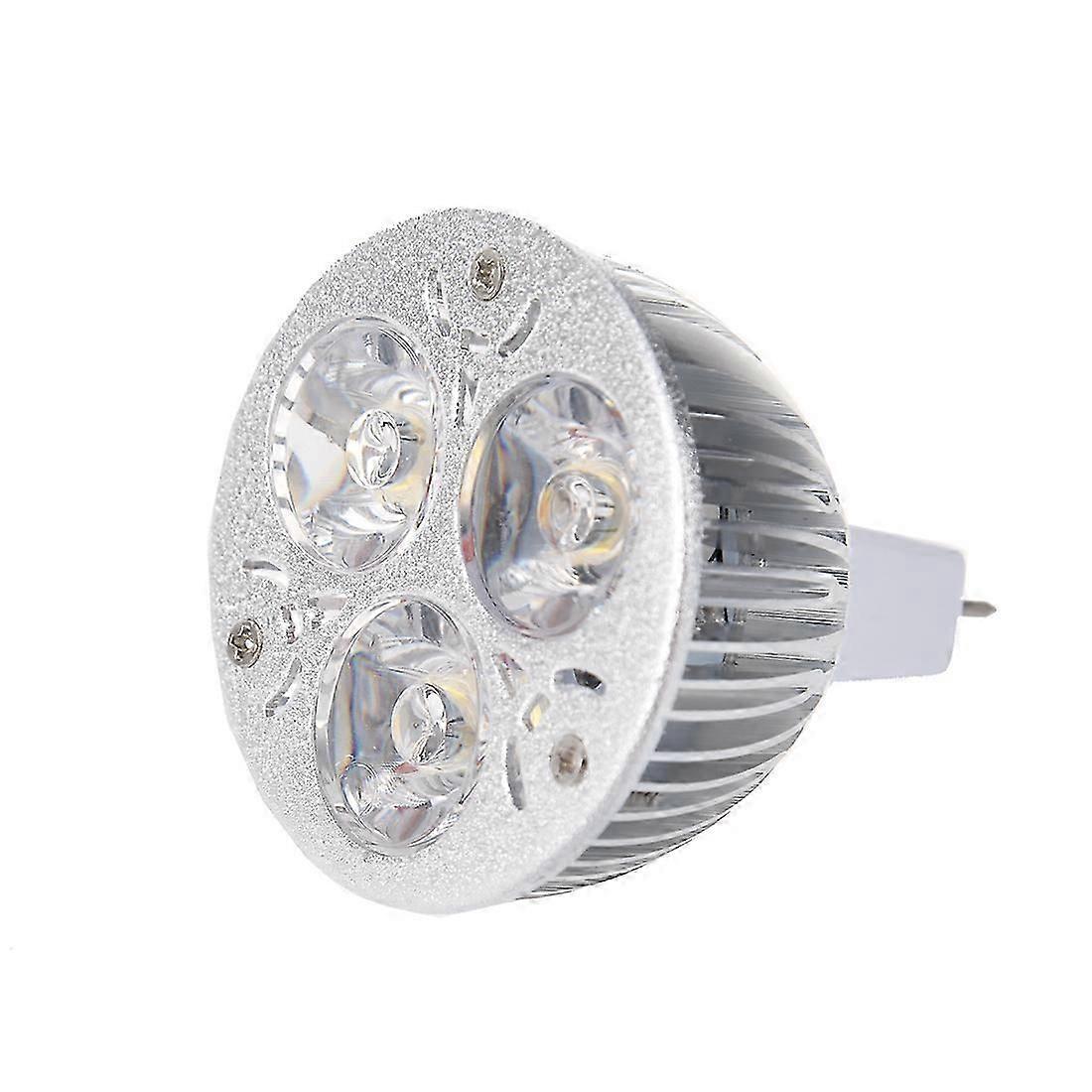 مصباح كشاف MR16 أبيض دافئ 3 وات 12-24 فولت، 3 مصابيح LED، لمبة فقط