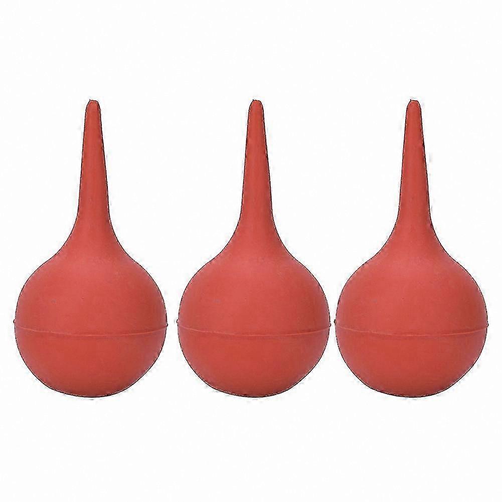 3-Pack 90ml Squeeze Bulb with Blowing Function for Lab and Cleaning Use