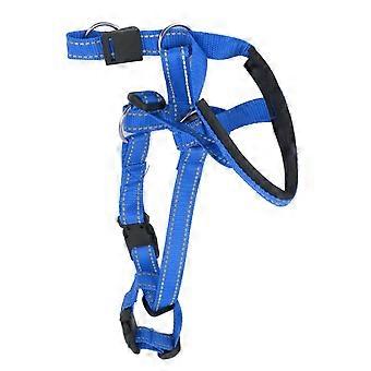 Hundekopfhalsband Atmungsaktives Hundekopfgeschirr Hundemundabdeckung mit verstellbarem Riemen für Outdoor Blue XL