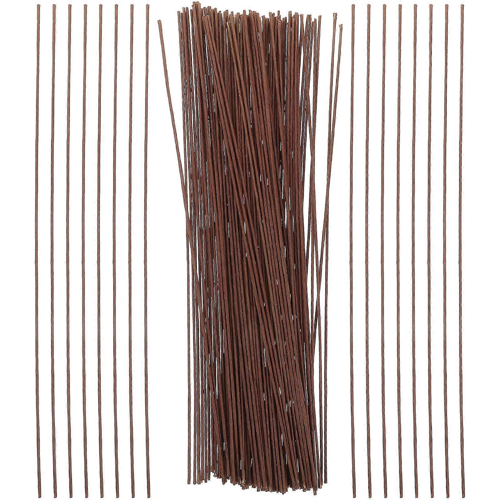 100pcs Floral Wire Stems for Crafting Paper Wrapped Flower Sticks for Home Decor, Wedding Arrangements & Decorative Displays