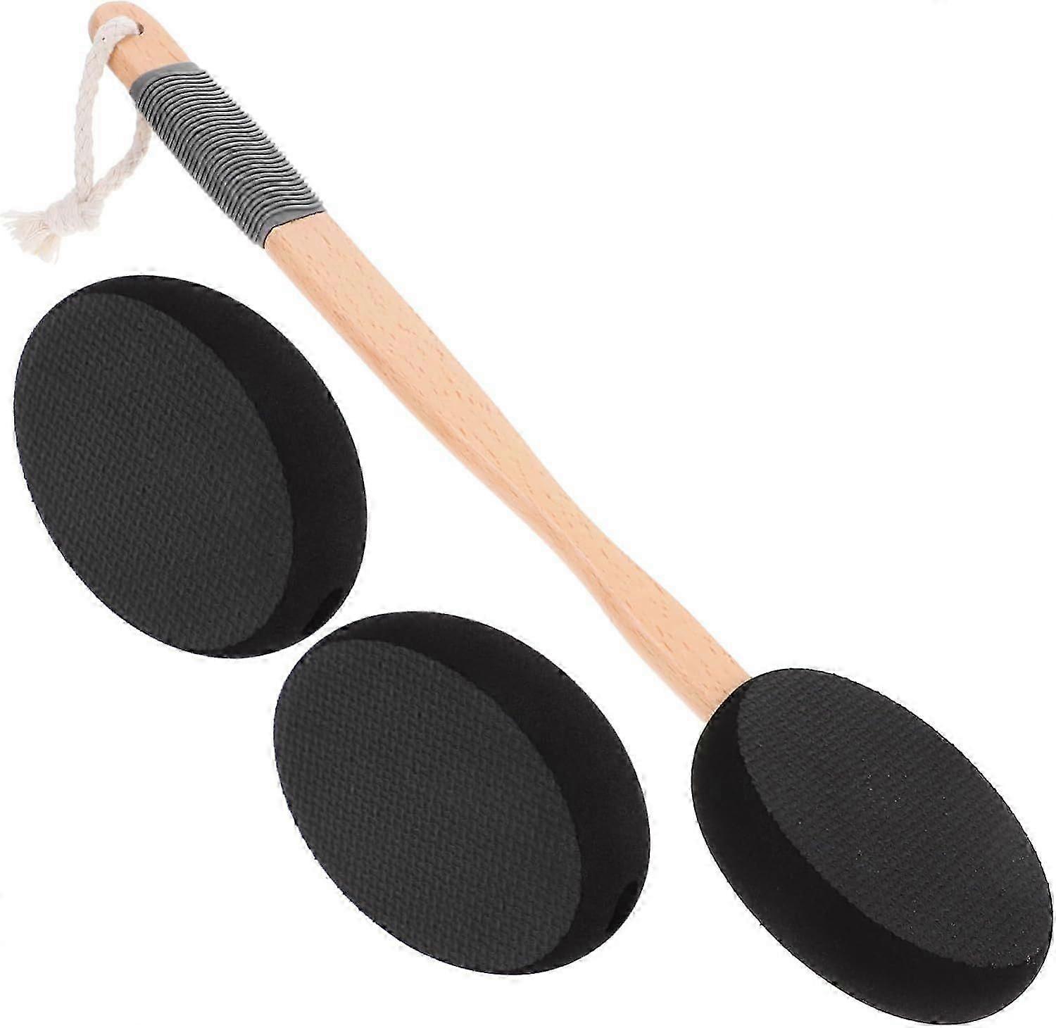 Back Lotion Applicator Body Scrubber Wooden Handle