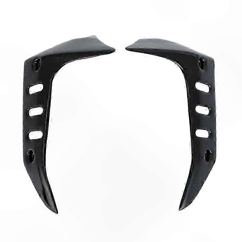 Black Radiator Fairing Kit with Side Panel Cover for Z750 Models 2004-2007