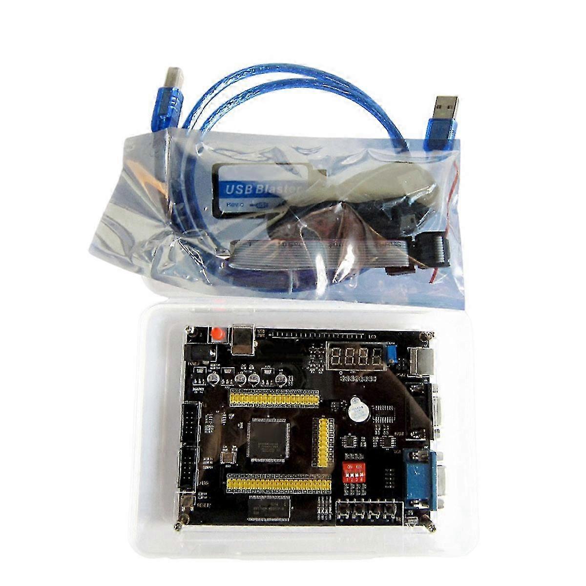 Enhanced Development Kit with EP4CE6E22C8N Board, USB Programmer Cable & Power Switch