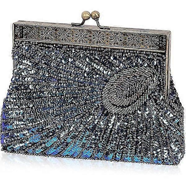Vintage Peacock Evening Handbag Clutch