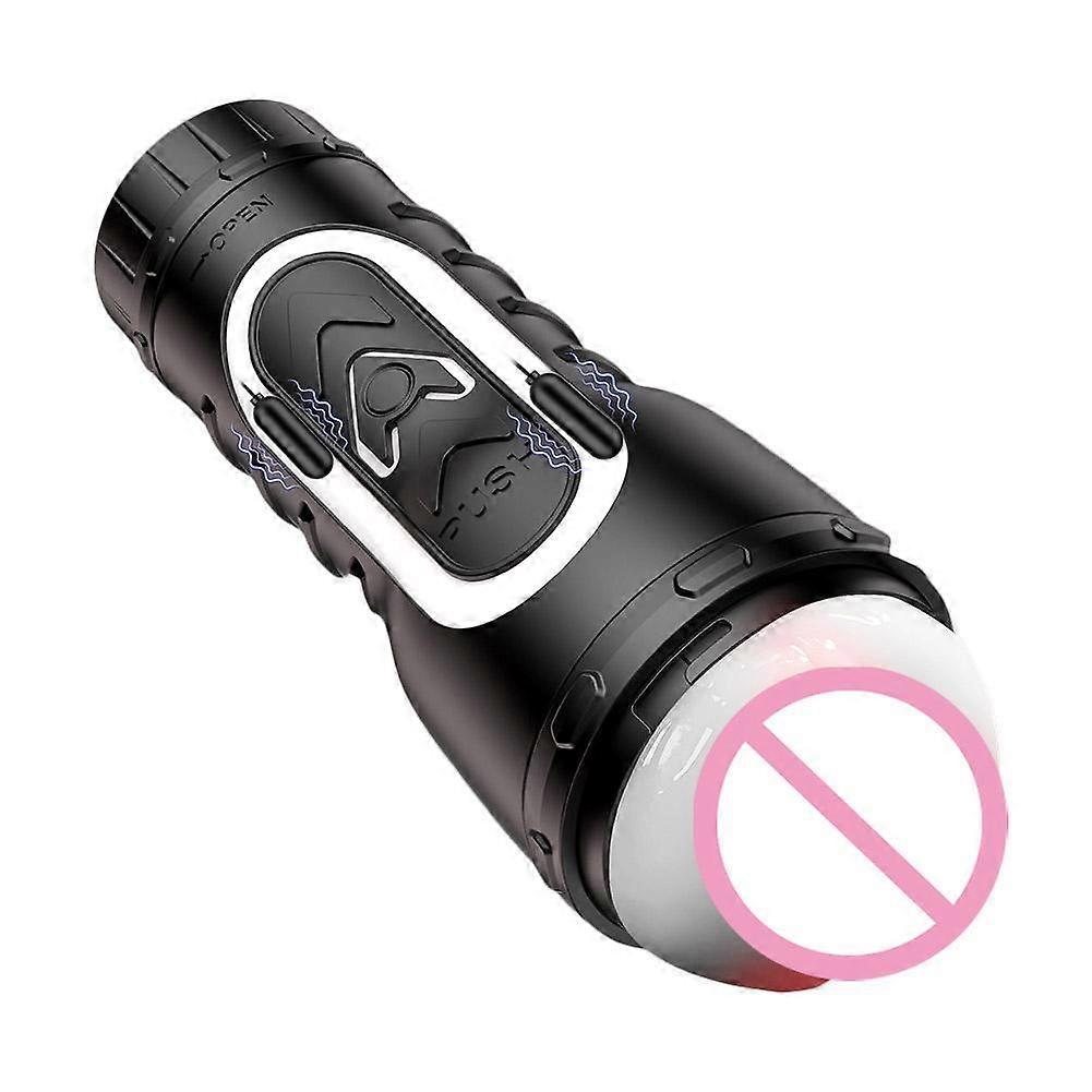Split Type Double-Sided Pressure Realistic Textured Massager Adult Toy For Men