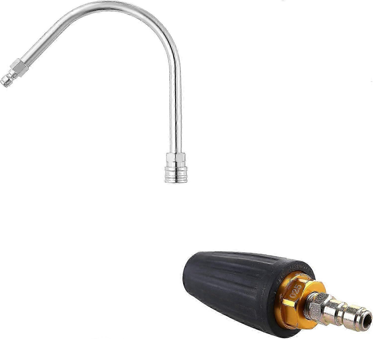 Pressure Washer Gutter Cleaner Attachment, Quick Connect Turbo Nozzle Universal