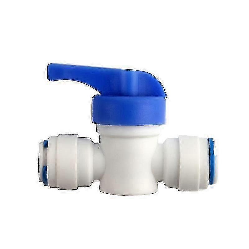 Quick Connect 3/8" Tube Ball Valve Fittings for RO Water Reverse Osmosis Filter System (Pack)