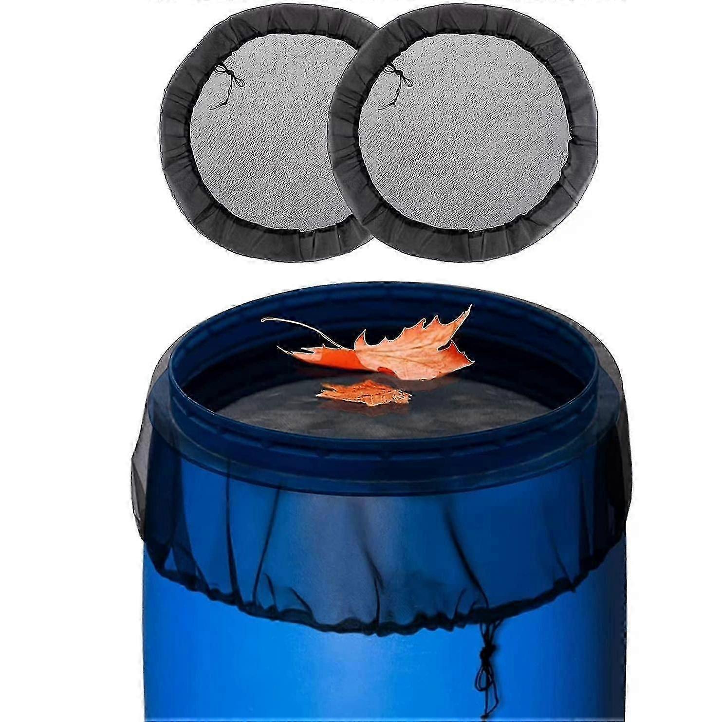 2025 4 Pcs Mesh Cover For Rain Barrels With Drawstring SHZnv