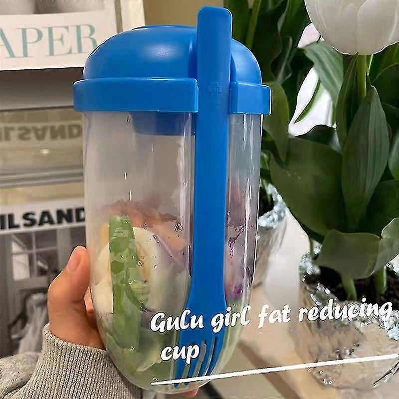 Portable Breakfast Oatmeal Cereal Nut Yogurt Salad Cup Container Set With Fork 2025