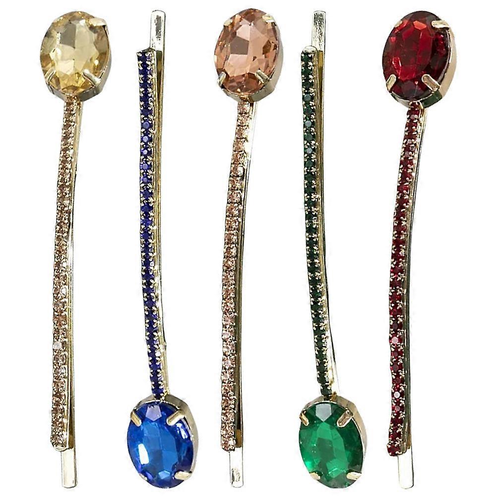 Decorative Bobby Pins Rhinestones Hair Pins for Women 15Pcs