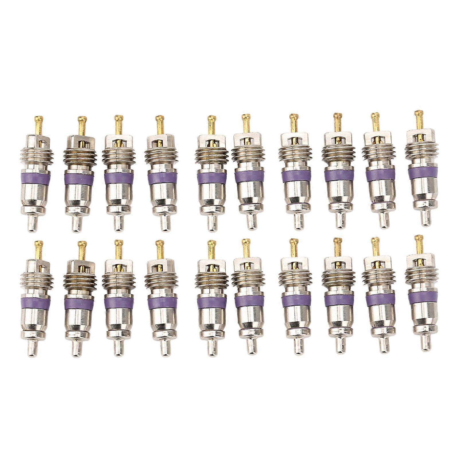 20Pcs Car Air Conditioning Valve Core Automobile Air Conditioner Valve Stem Core Replacement for Benz