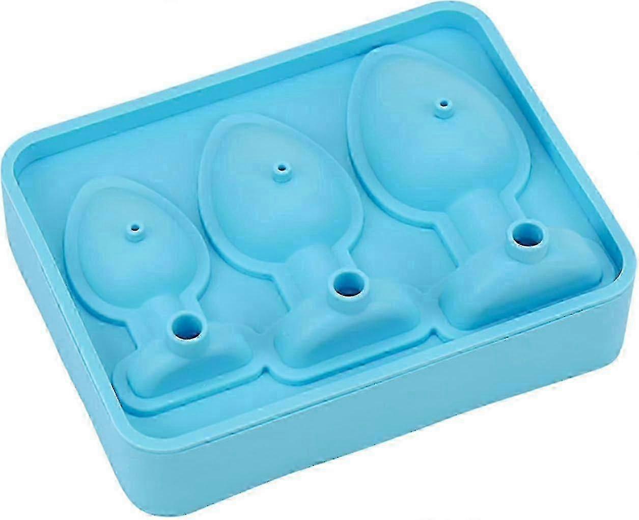 DIY silicone mold for funny butt plug shaped ice cubes