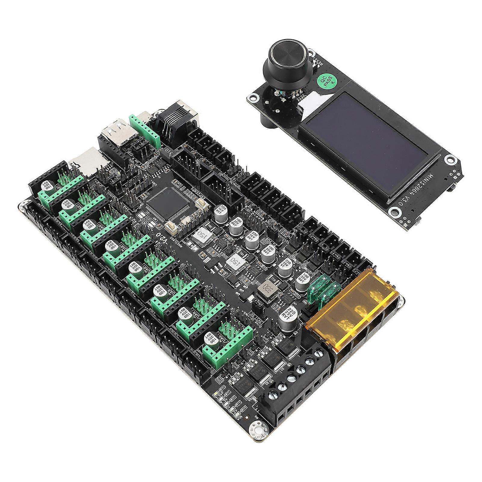 MKS Monster8 V2 32 Bit Steuerplatine mit Mini12864 V3 LCD-Bildschirm