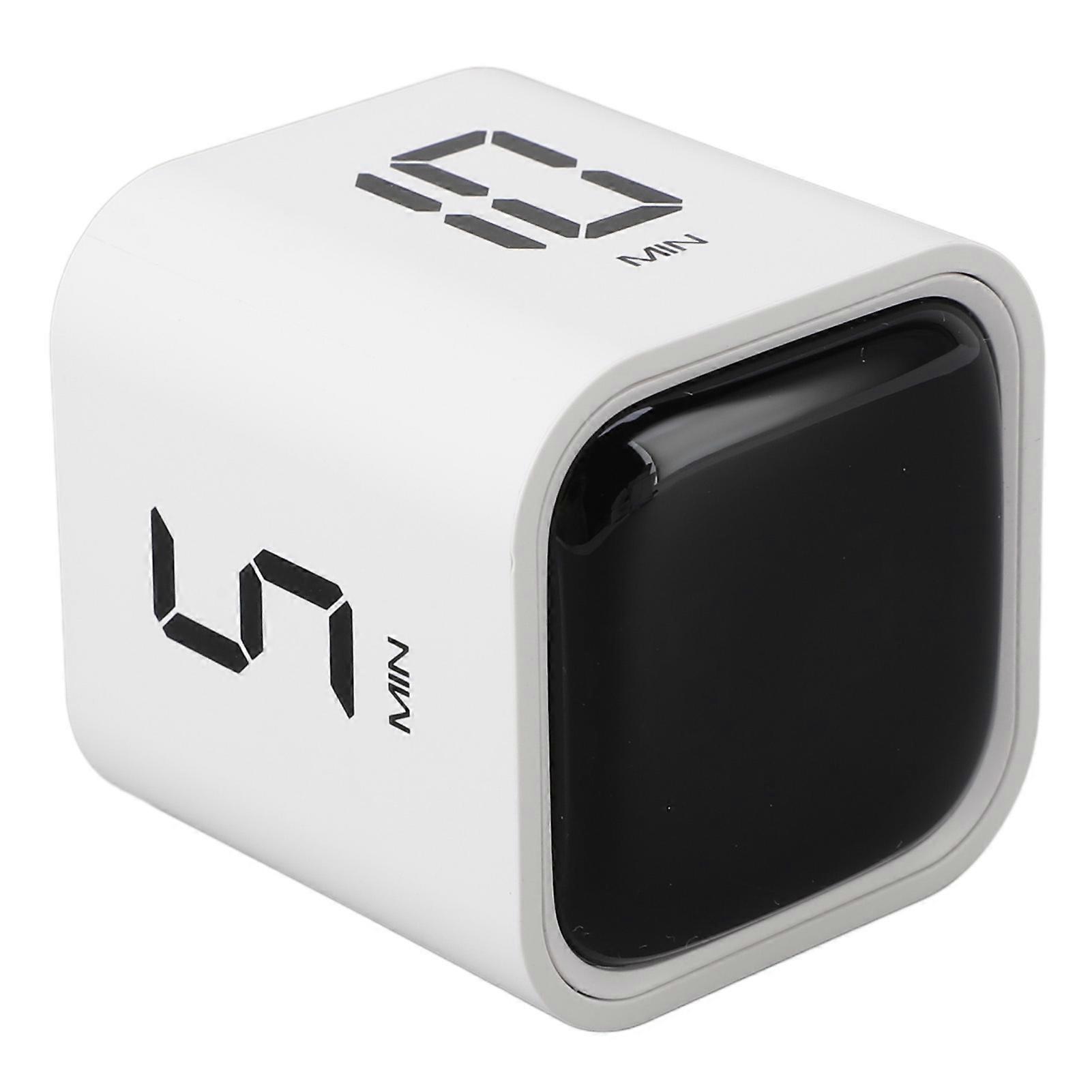 Gravity Timer Pro Silent Digital Cube 5-99 min, 46x44x44mm Blanc