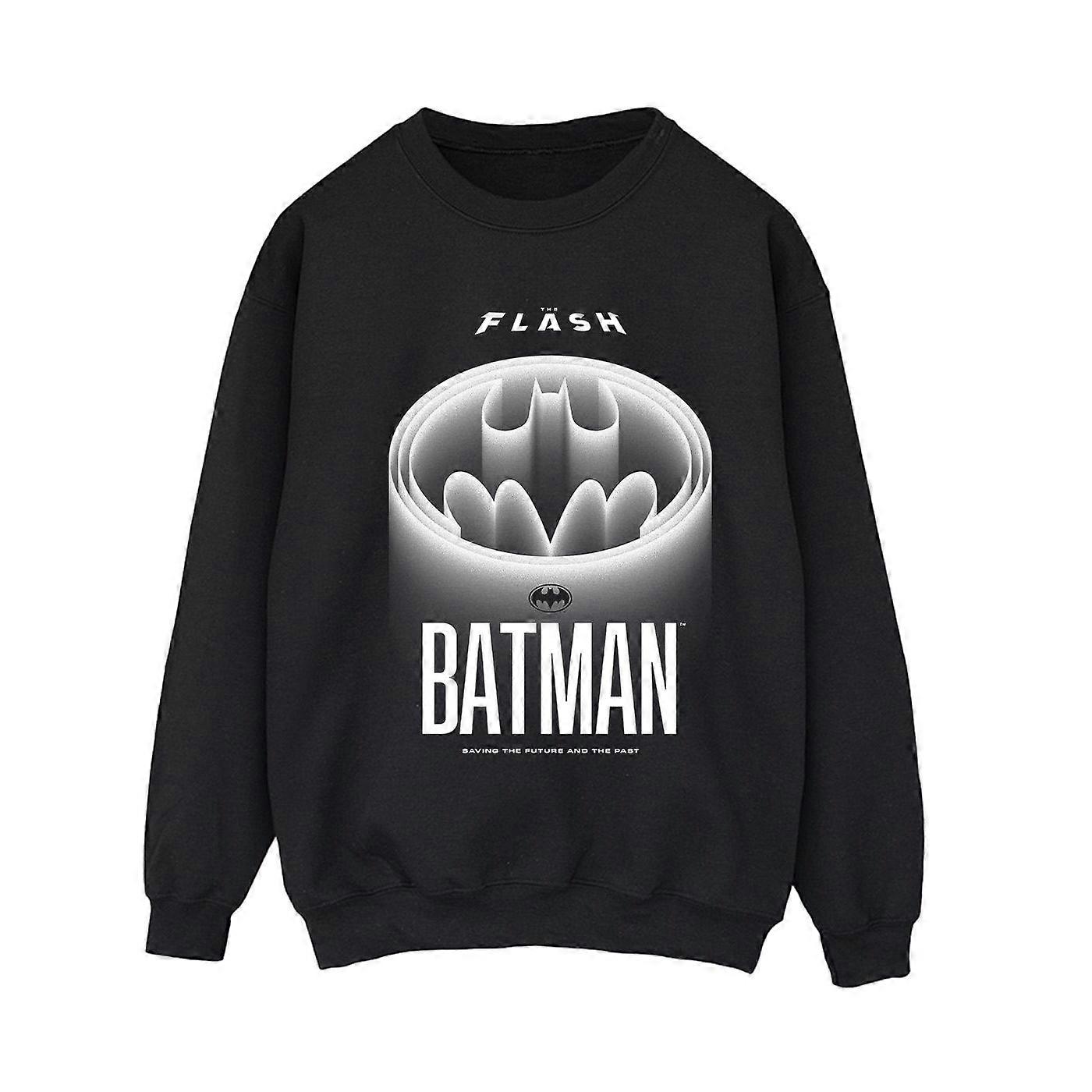 DC Comics Dames/Dames The Flash Batman Wit Logo Sweatshirt