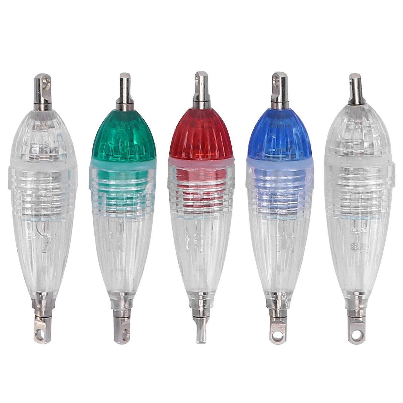 LED Underwater Fishing Lure Light Deep Drop Shape Waterproof Flashing Bait Lure Lamp