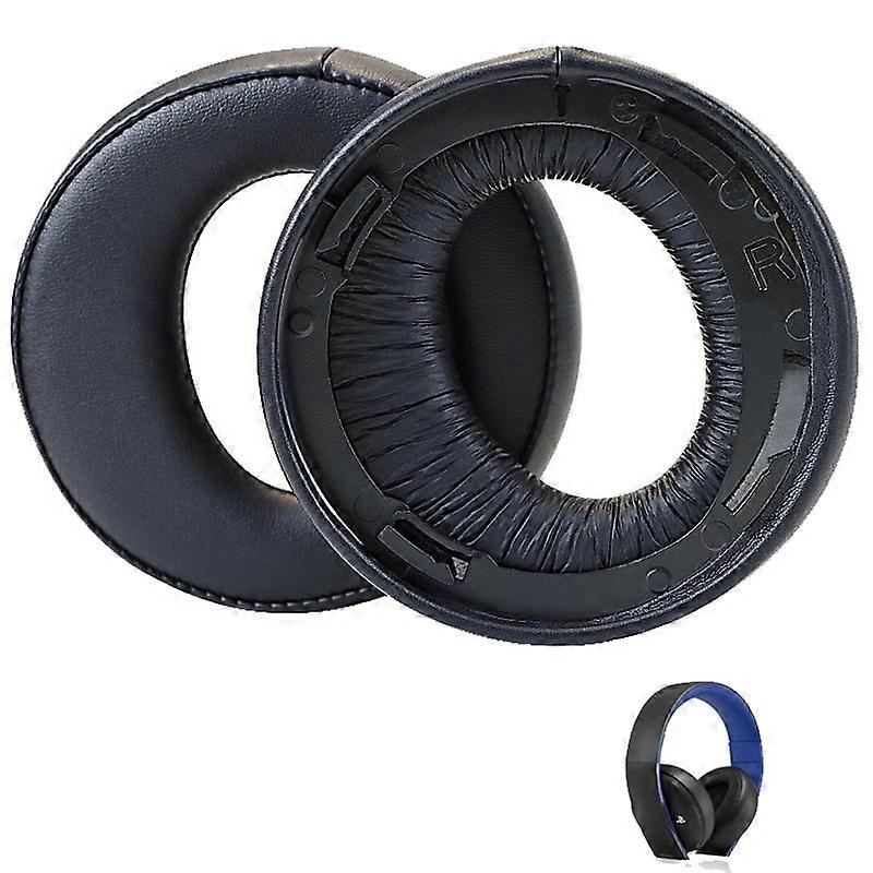 2pcs Headset Earmuffs For Sony CECHYA-0083 Black PU