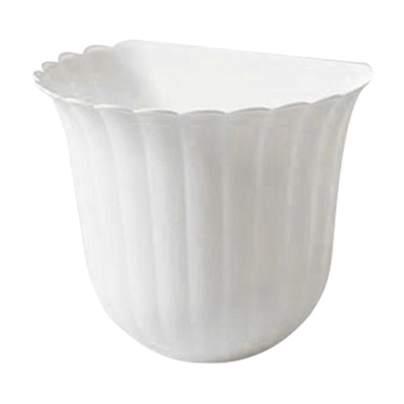 Zhouqiannn Hanging Can Mini Kitchen/Bathroom Garbage Can with Lid, Compatible with Small Spaces
