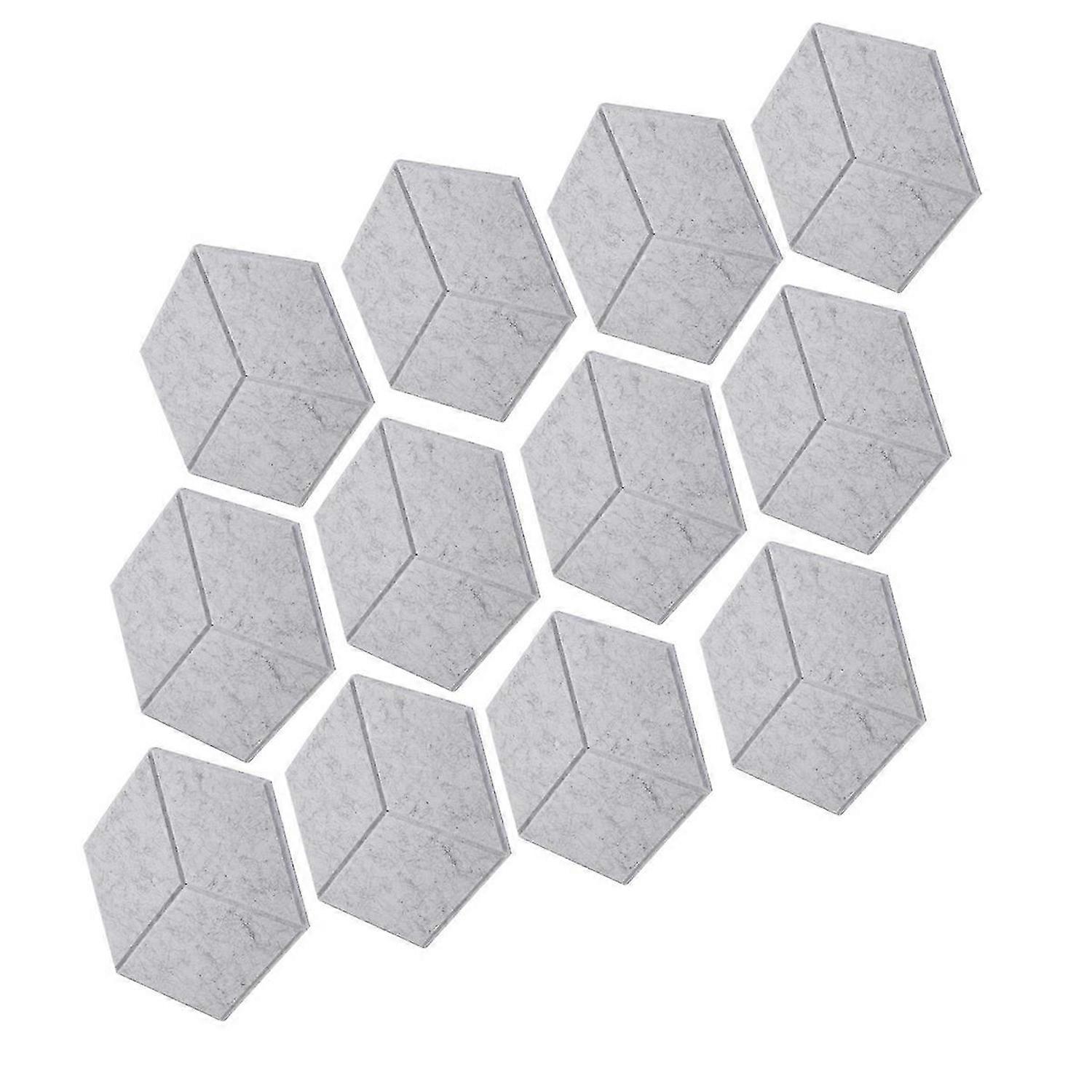 12 PACK Acoustic Foam,Self-Adhesive Sound Proof Panels(Gray)