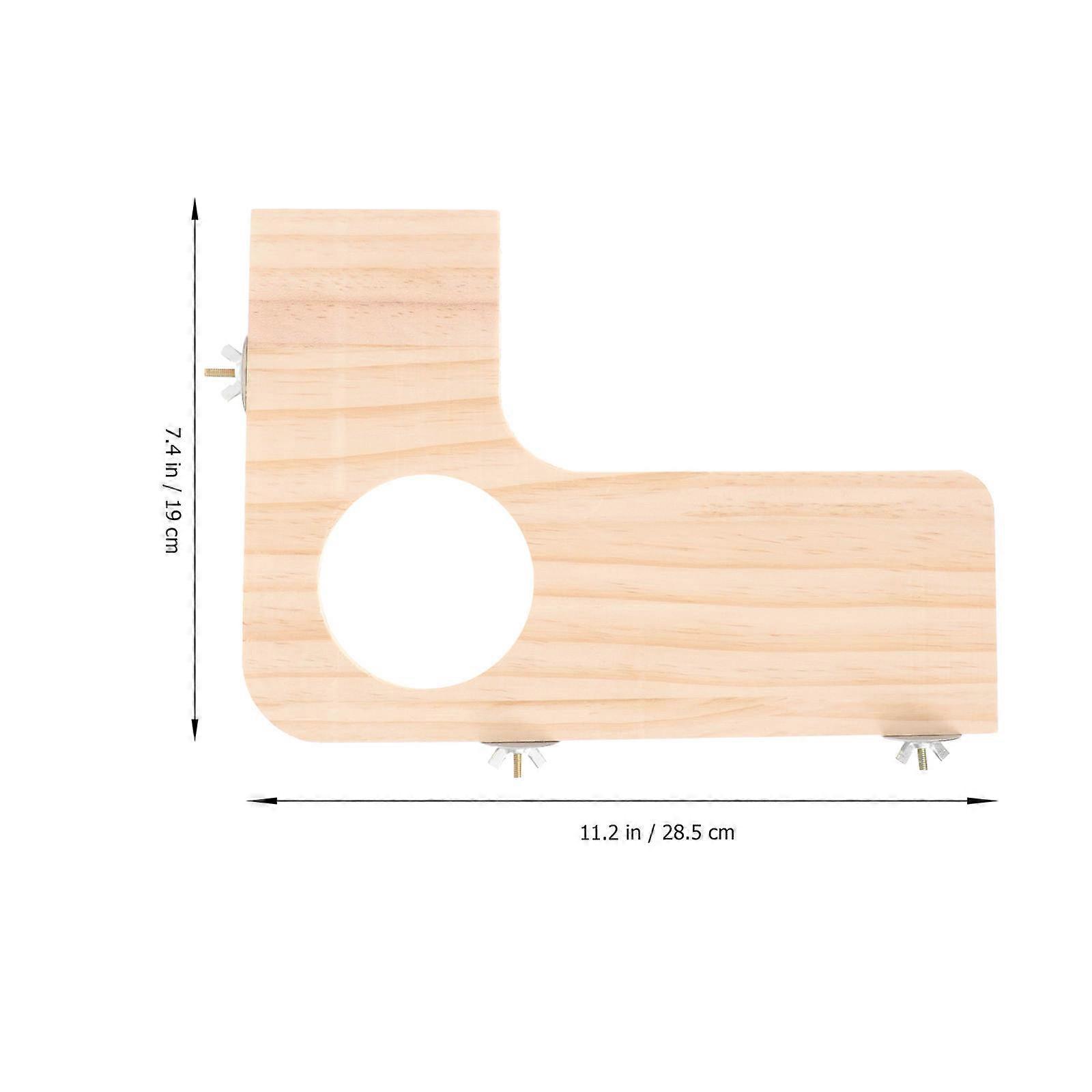 Dwarf Hamster Accessories Wooden Board for Climbing 2Sets Pet Toy