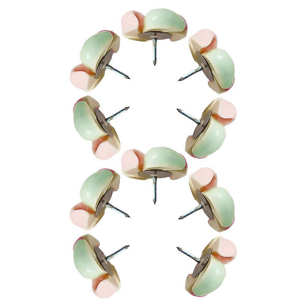 Colorful Resin Push Pins for Cork Board 30Pcs Decorative Thumb Tacks