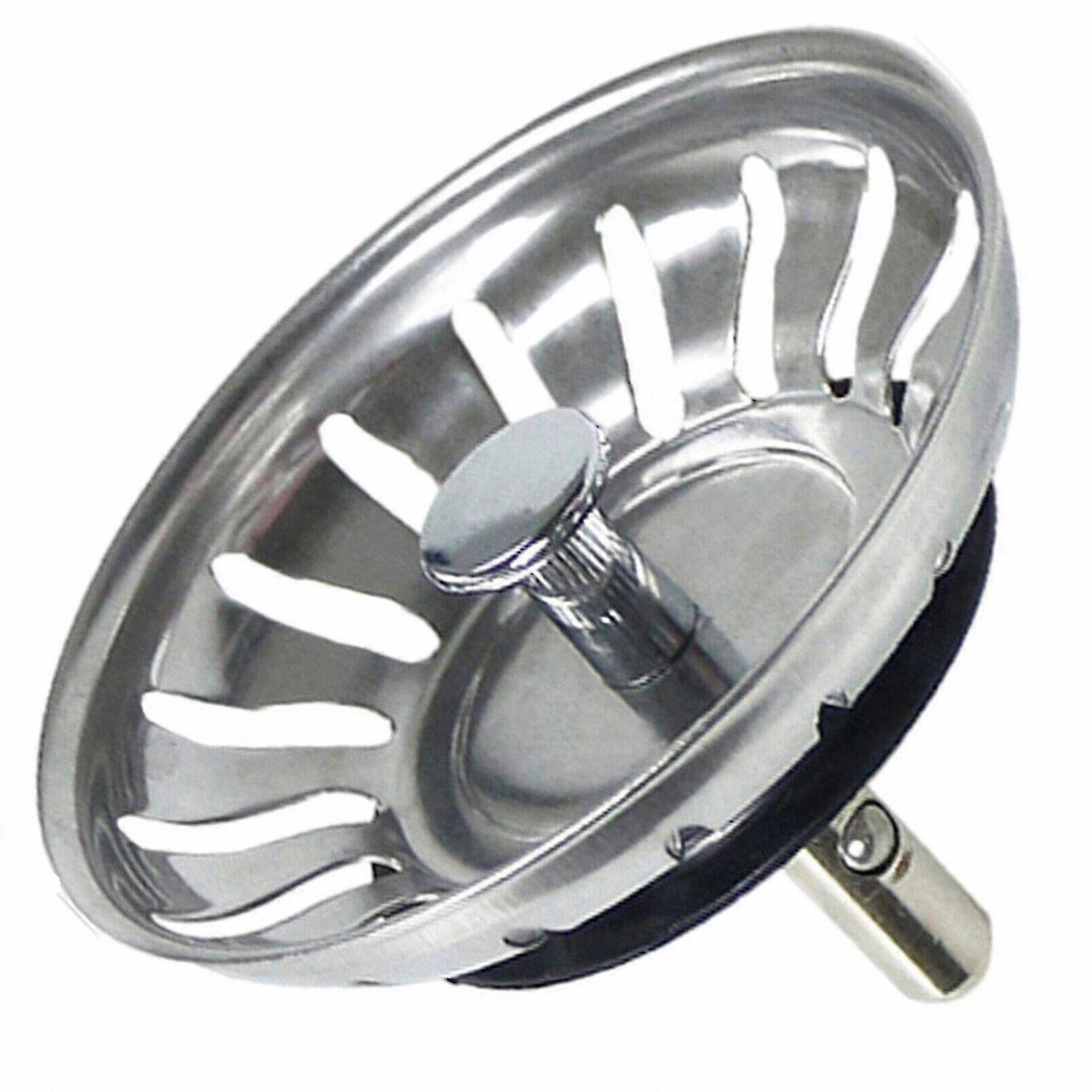 3.5" Eccentric Drain Strainer with 18 Slots for Kitchen Sinks New Model