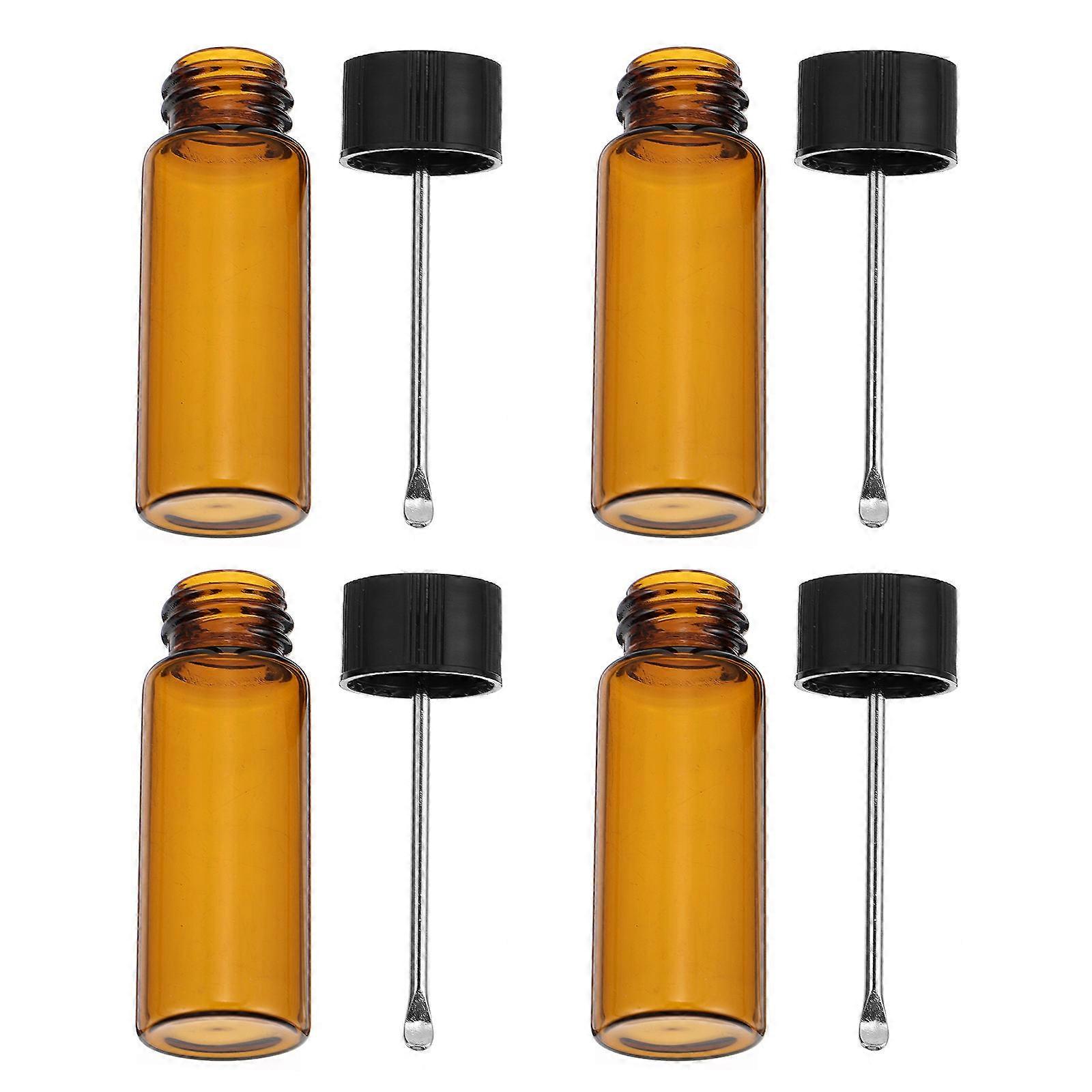 Portable Vials with for Storage Use 4Pcs Pill