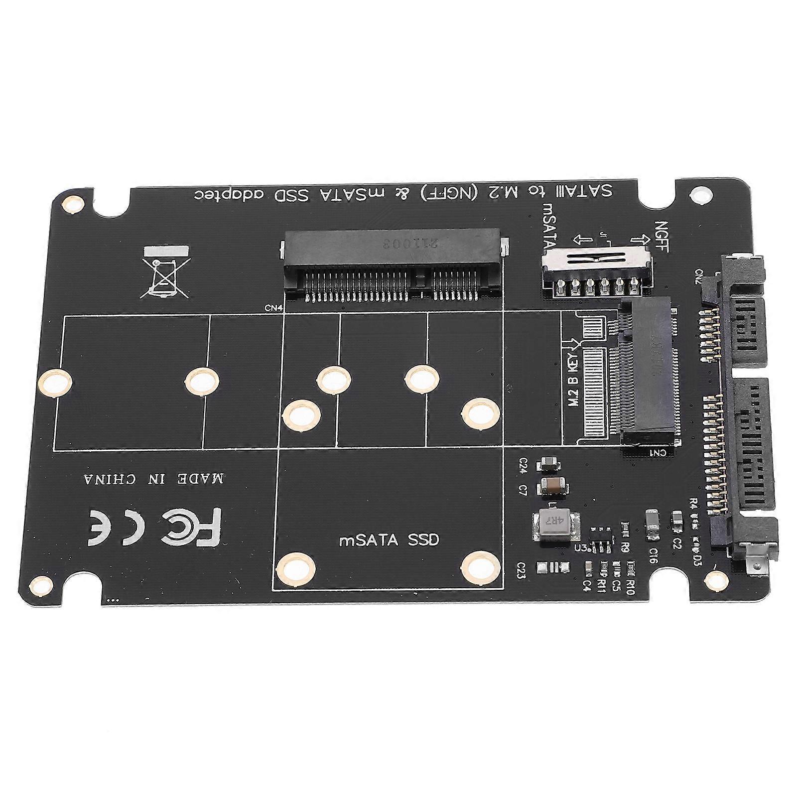 Expansion Card .2 B-Key to Iii Adapter for Computer Use Black