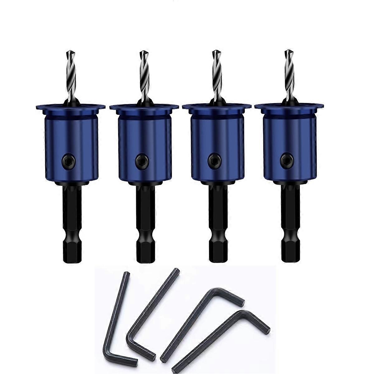 8mm Shank Countersunk Drill Bit Alloy Core Limiter Countersink Drill