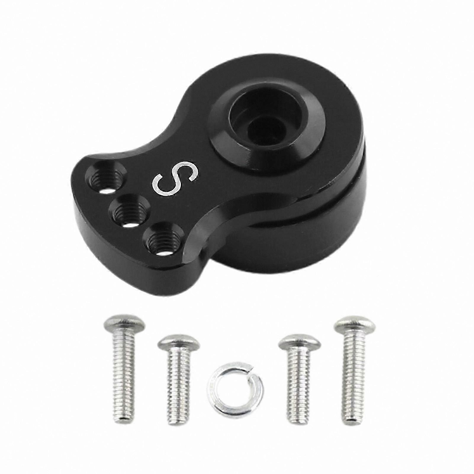 Aluminum Adjustable Servo Saver Kit for 1/10 RC Crawler Cars with Screws and Gasket, 25T Hi Torque Replacement