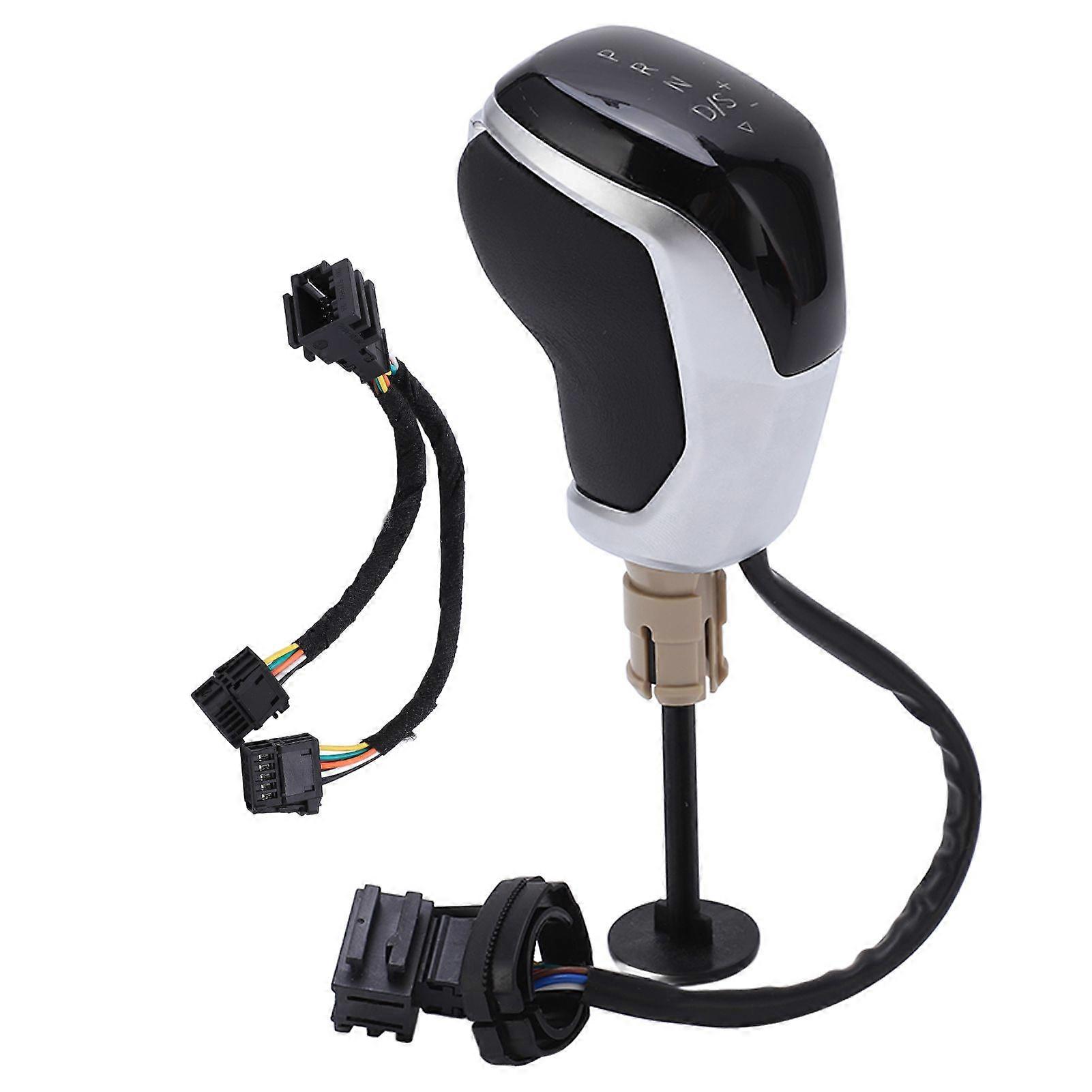 Car Gear Shift Knob with LED Indicator Harness Replacement for Octavia Mk3 5E 20132019White Light