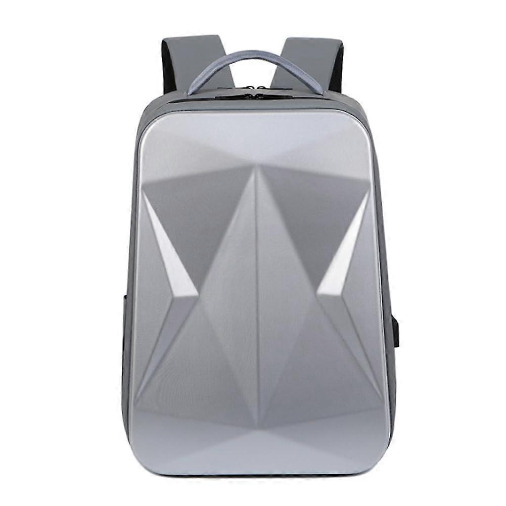 Hard Shell Laptop Backpack Anti Theft Waterproof For Men And Women Gray Gaming And Business Computer Backpack