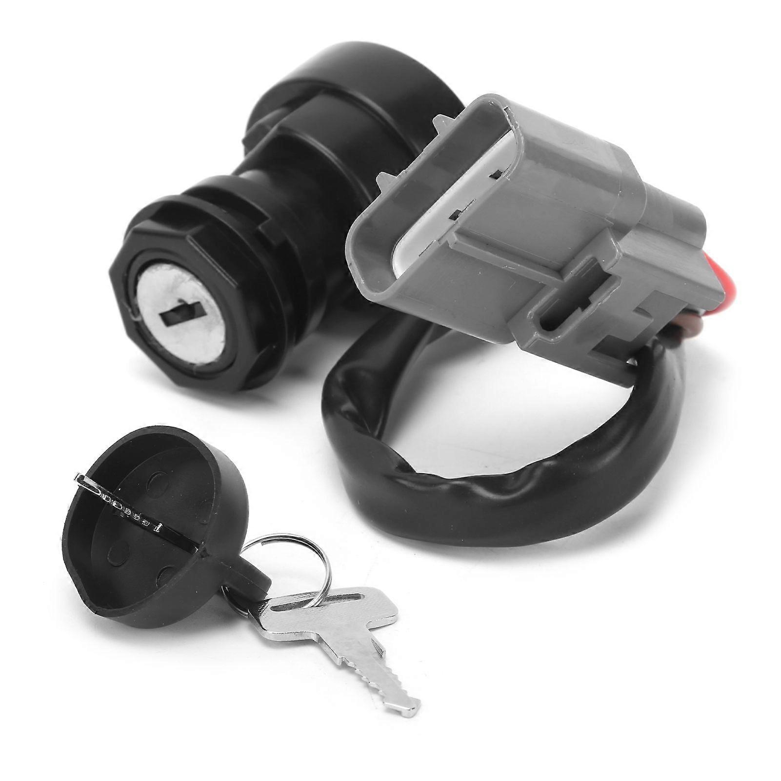 Ignition Lock Switch 3 Wire with 2 Keys Replacement for YAMAHA ATV BIG BEAR 400 YFM400 4x4 20092012