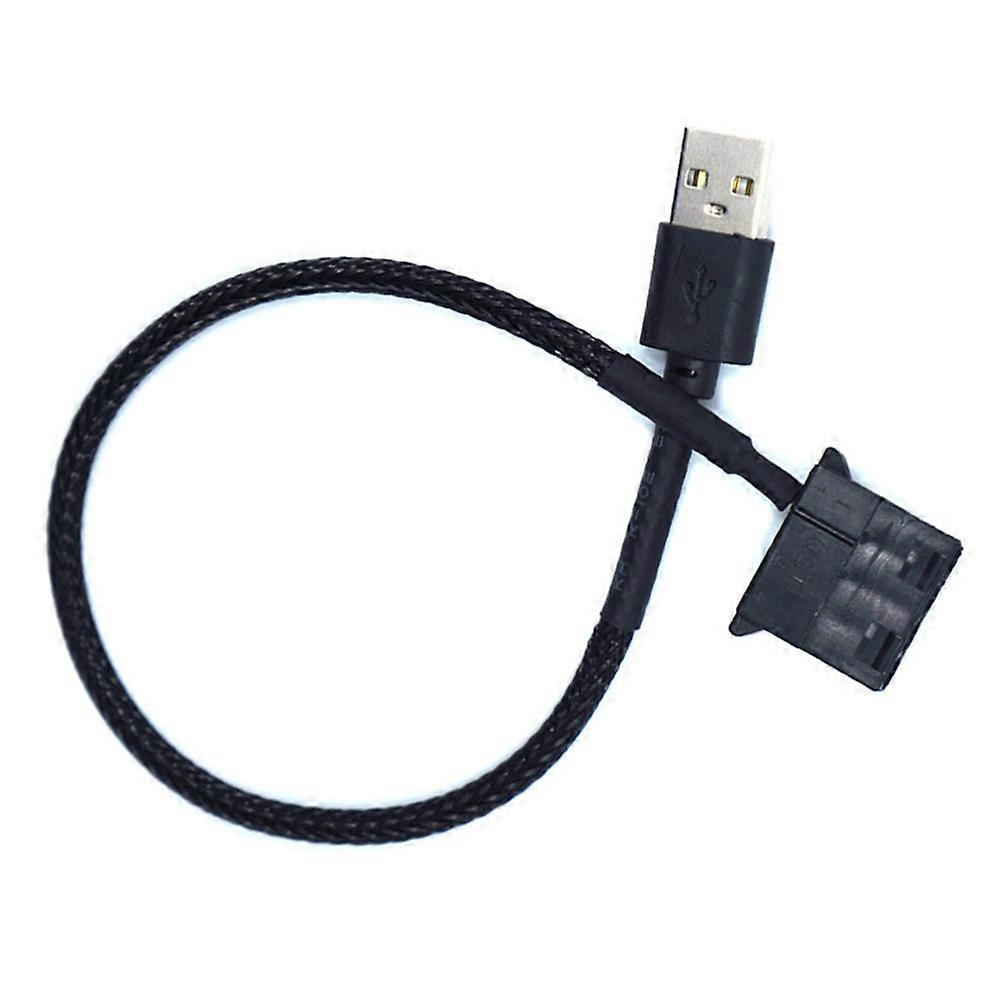 Connect Cable for Fan USB Adapter Cable for Pc Use Black