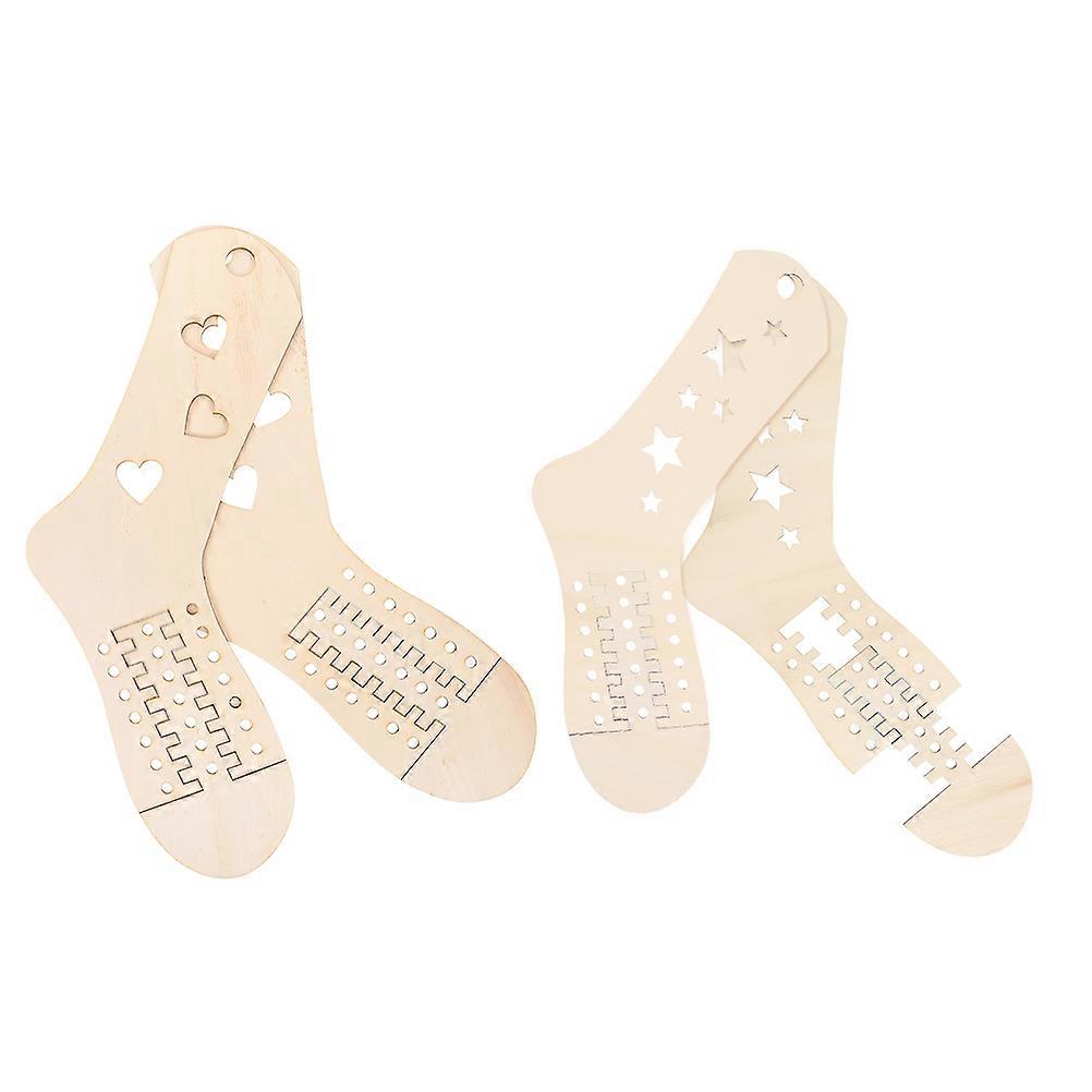 Wood Sock Knitting Blockers Sock Blockers for Knitting 20Pcs Kit