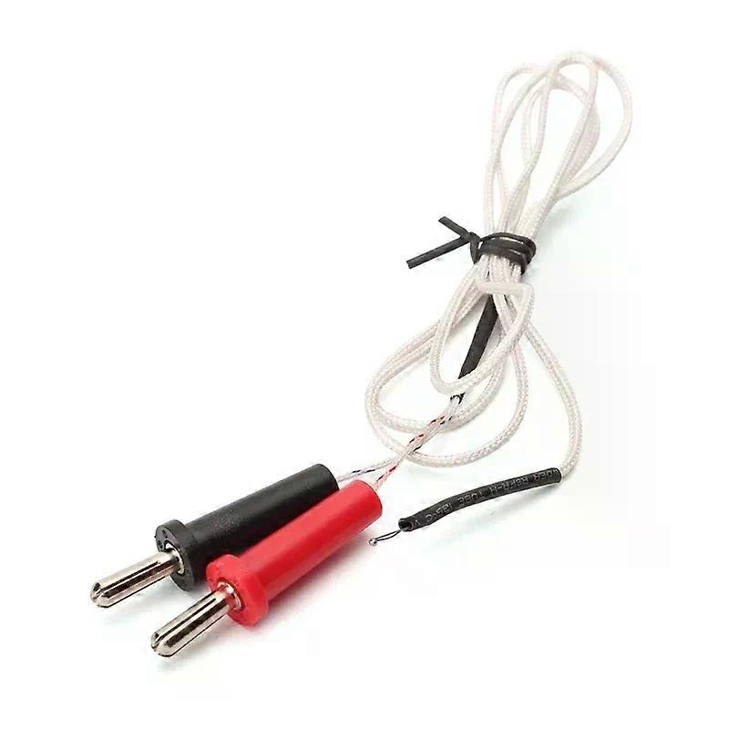 Handheld K Type Surface Thermocouple Temperature 100cm Wire Banana-type Plug Probe Measurement -50C -350C