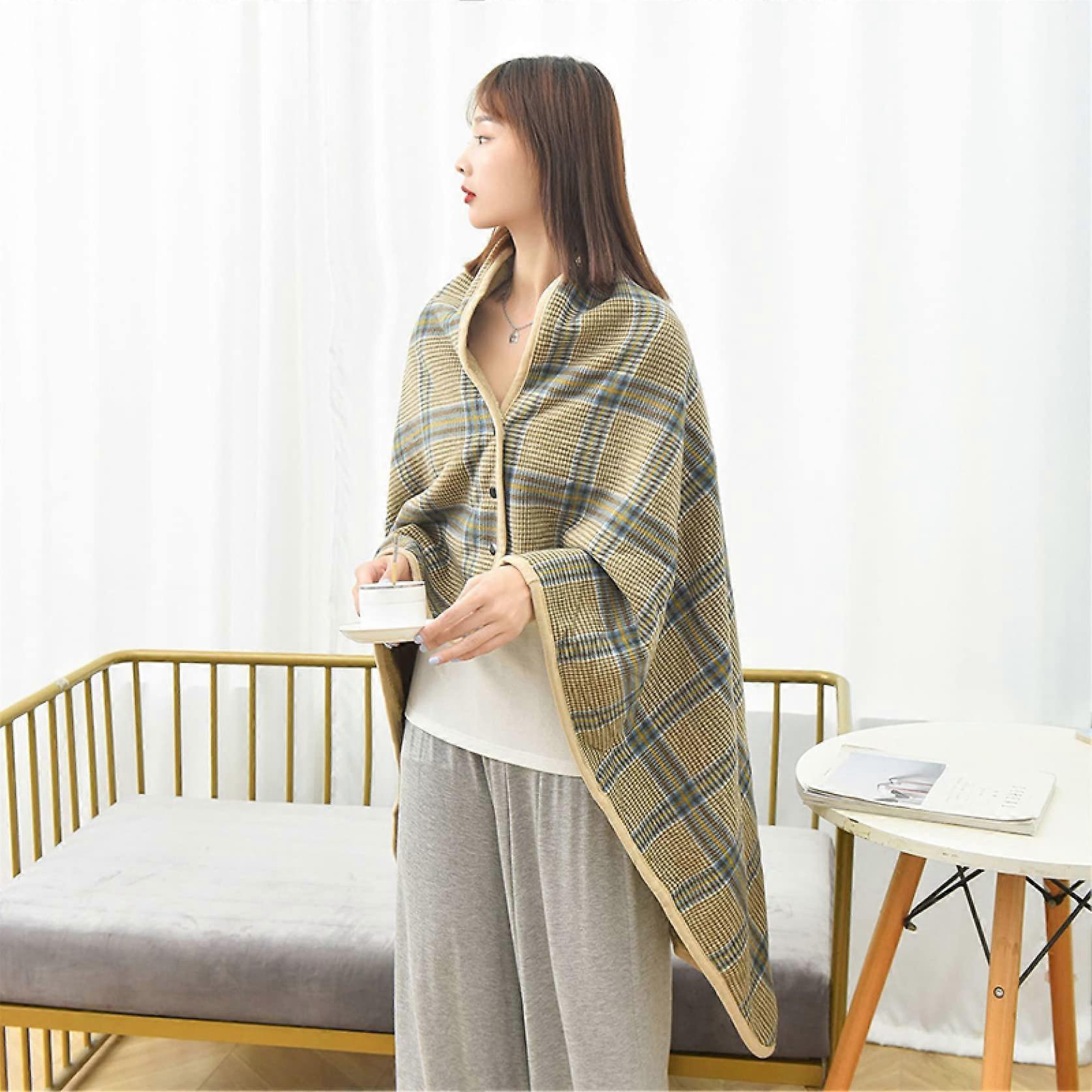 Knee Blanket 80x130cm, Fluffy Shoulder And Lap Blanket, Pattern 11, Large Size, Women's Cold Weather Protection