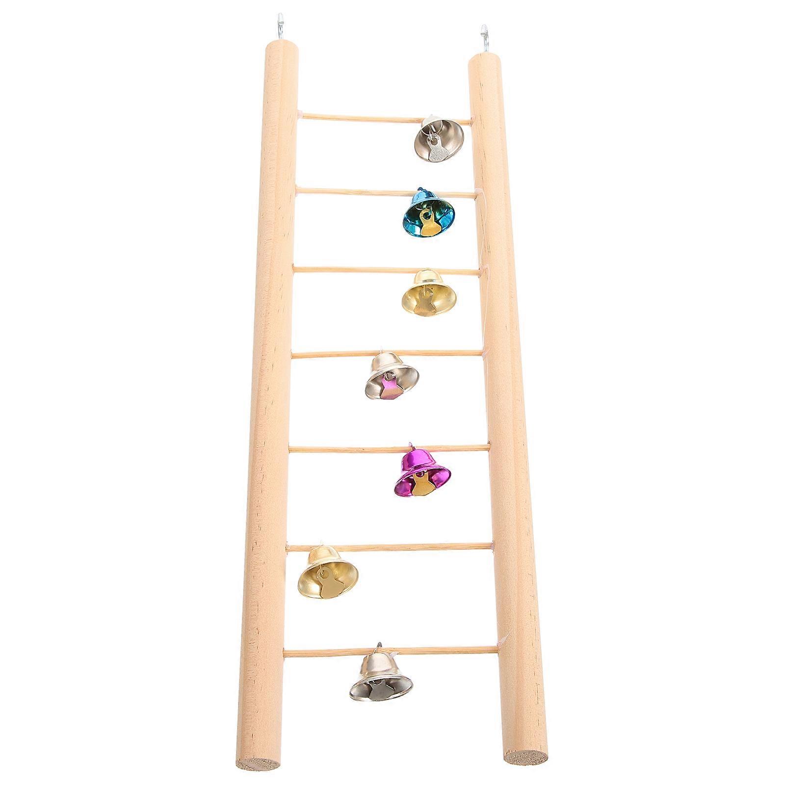 Wooden Bird Ladder For Pet Training And Entertainment 30X10X1.5CM Suitable For Parrots Hamsters 2Pcs