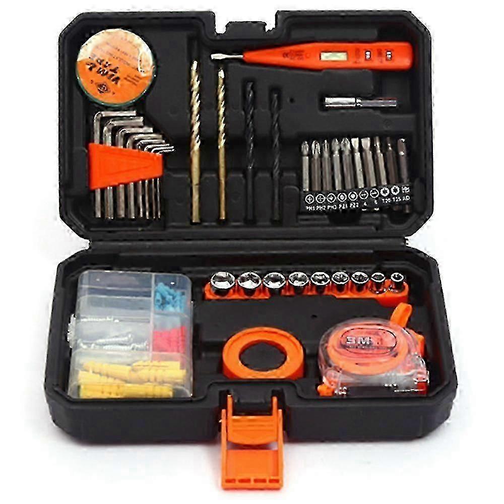 1 Set Multifunctional Household Hardware Tool Set, Car Tool Box, Woodworking Tool Box