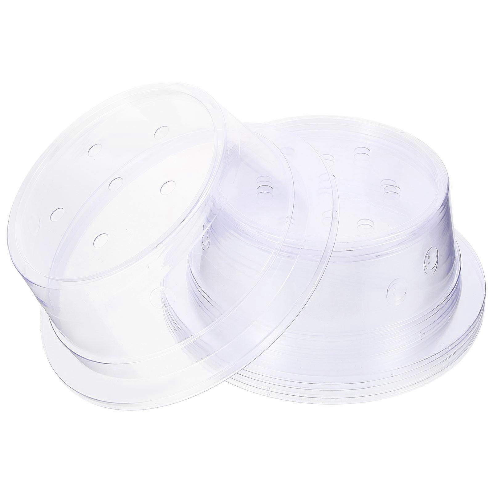 Cake Covers Dining Table Sushi Dome For Housewarming Party 15.5x15.5cm Round Shape Craftsmanship 5Pack