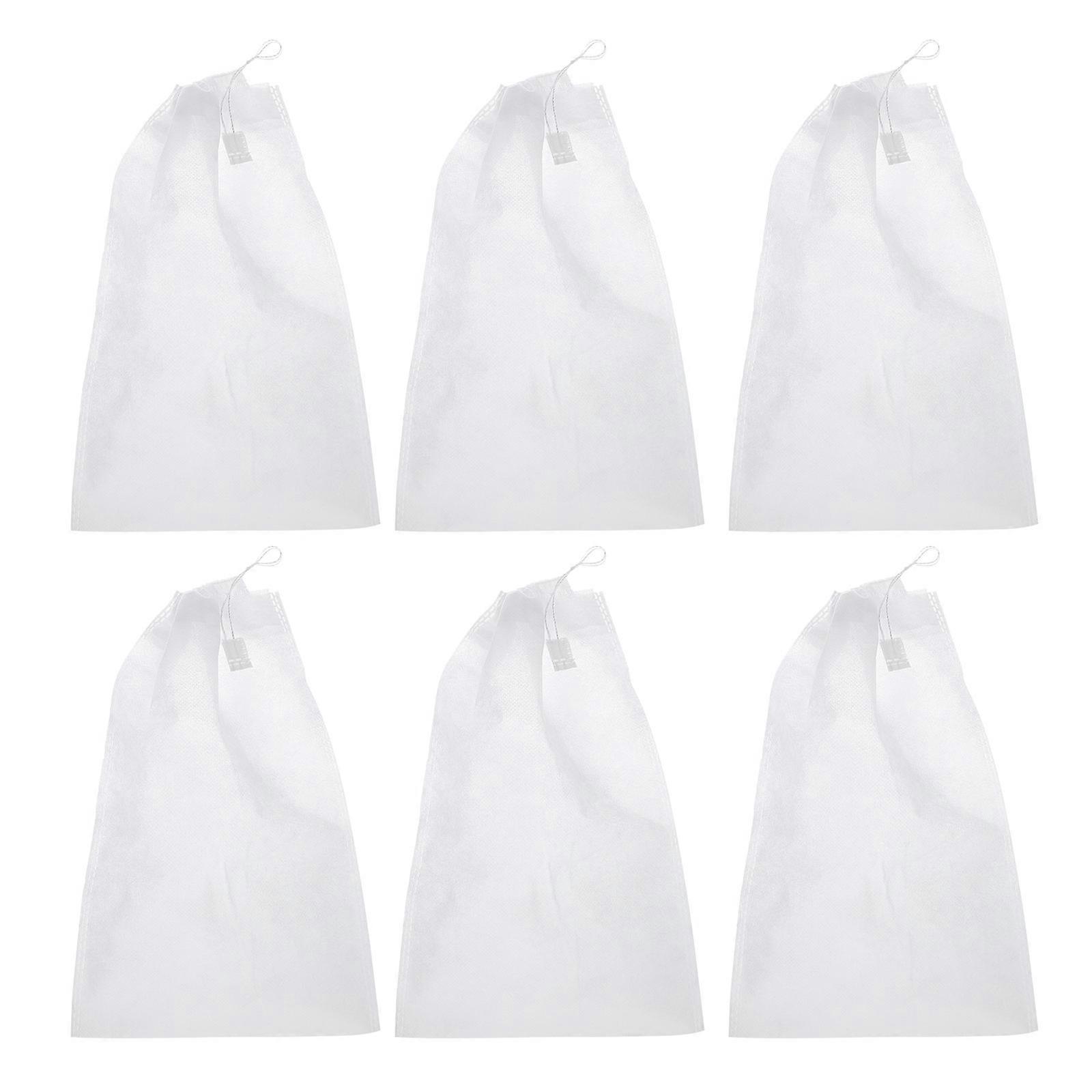 Grape Protection Bag White Nursery Bag for Fruit Use 100Pcs Vegetable Breeding