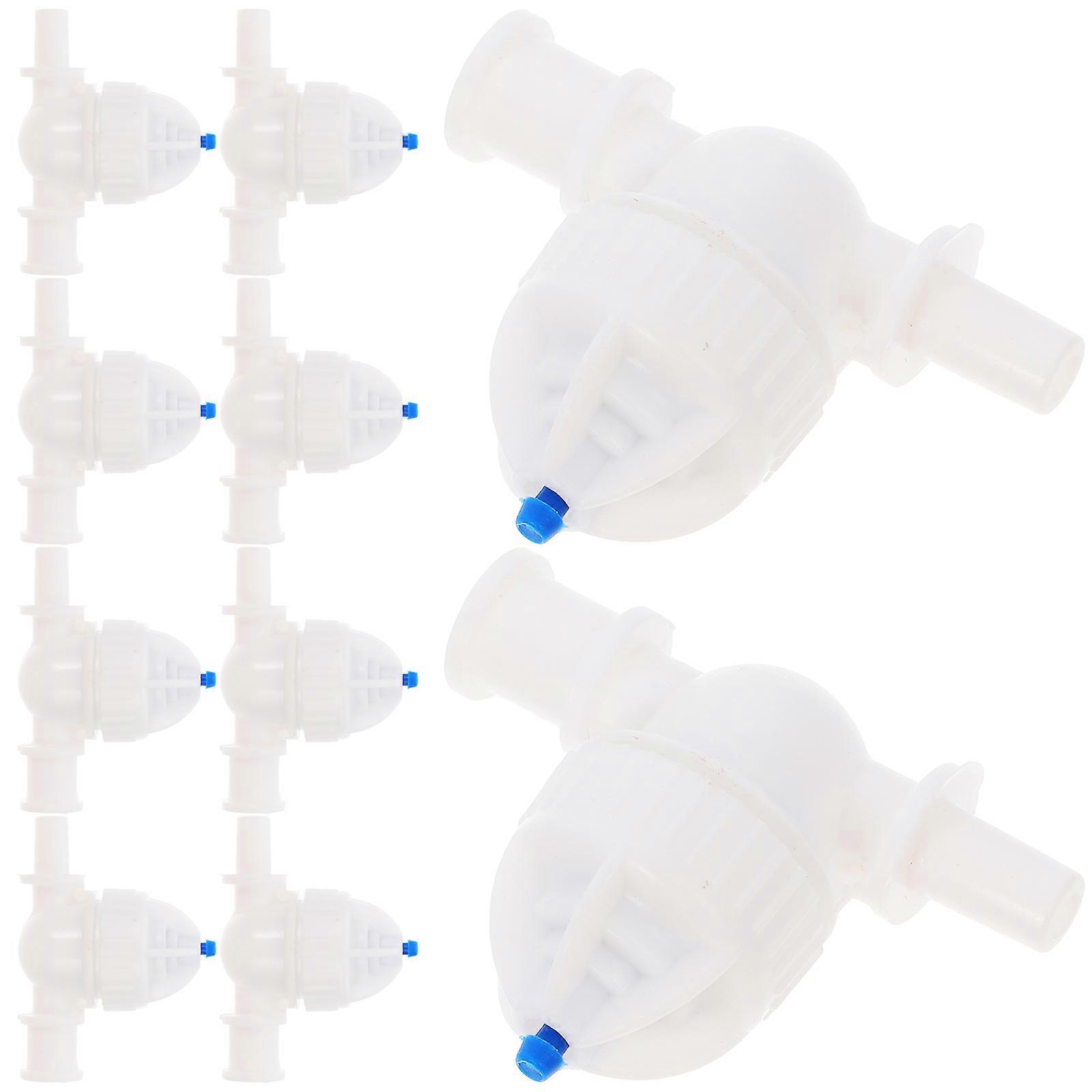 Irrigation Drip Heads Compatible With Garden 20Pcs White PP Misting Solution