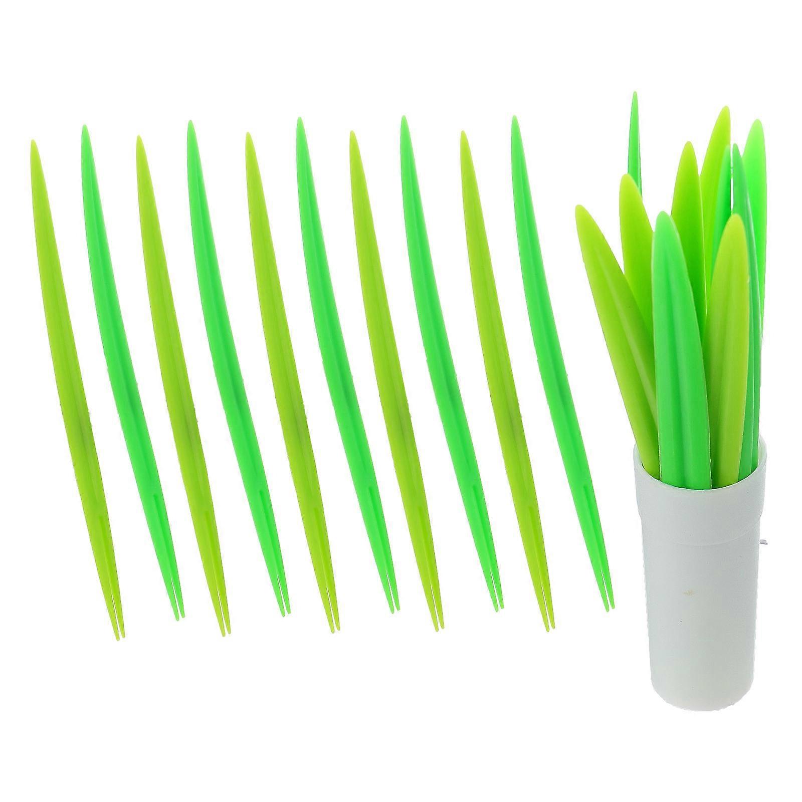 Home Fruit Forks Fruit Skewers For Bar Use Fruit Decoration 11.5x2.5cm 20Pcs