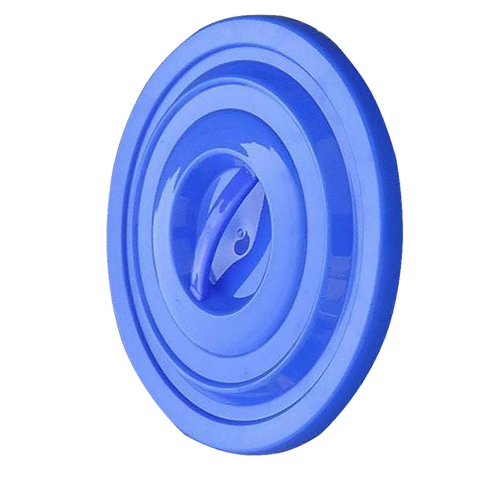 Trash Can Protector Plastic Lid Replacement for Waste Bin 3Pcs Blue