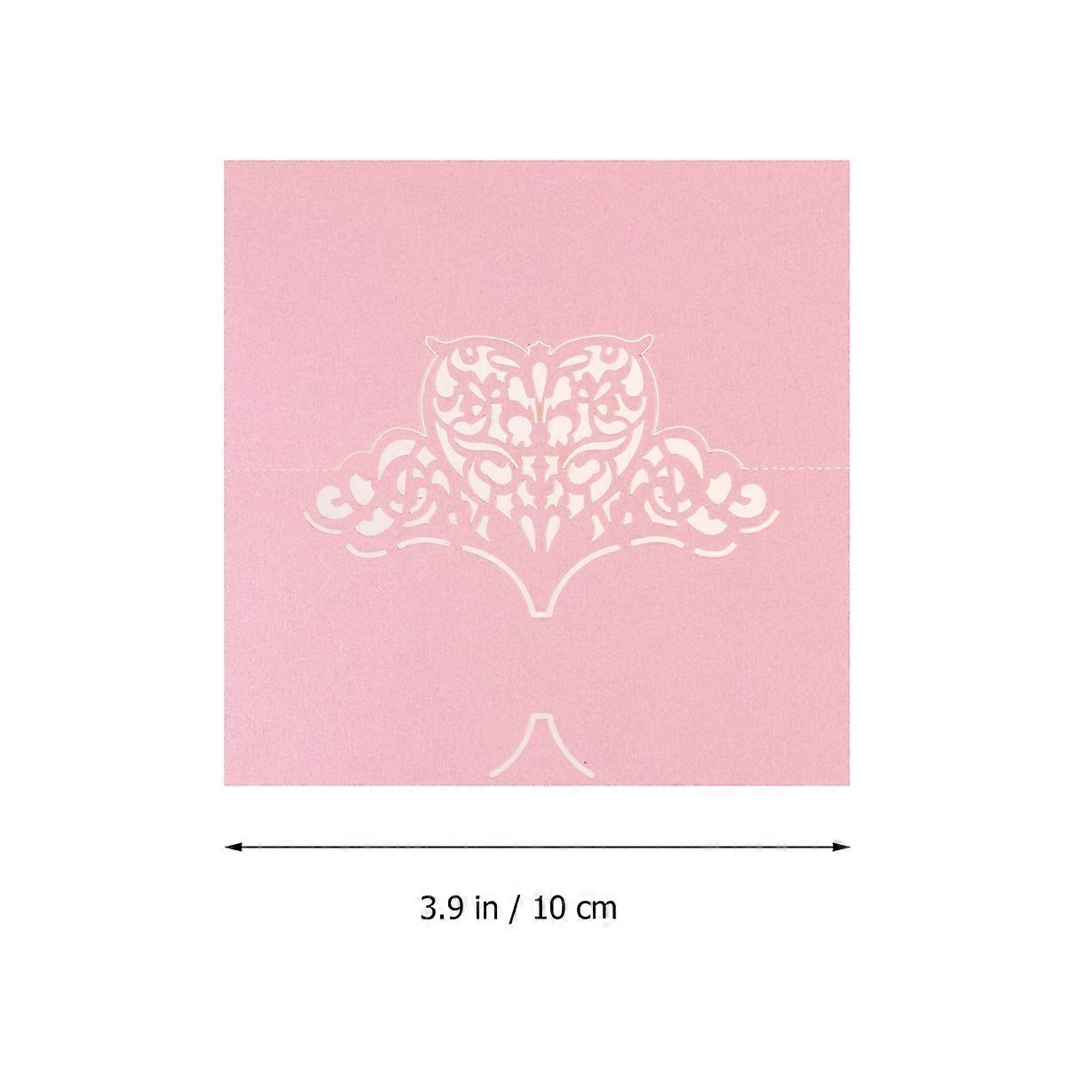Place Name Card Pink Large Modern Touch For Wedding Table Setting 24Pcs