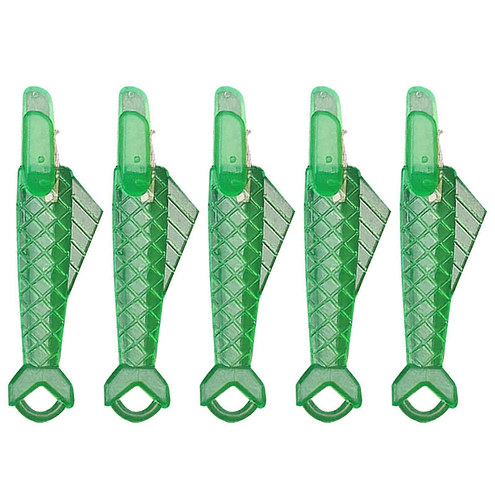 5PC Fish Mouth Sewing Machine Needle Threader, Easy Automatic Threader Tool Compatible with Standard Needles