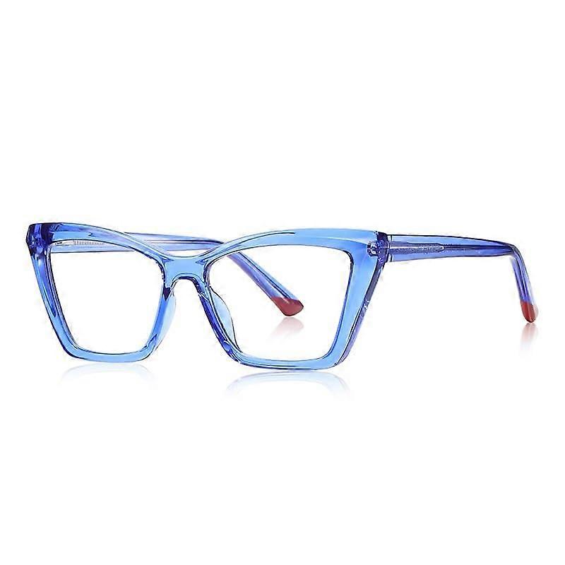 TR Frame Anti Eyestrain CatEye Reading Glasses, Anti Blue Light Computer Reading Glasses, 1.50 Diopter, Model C6