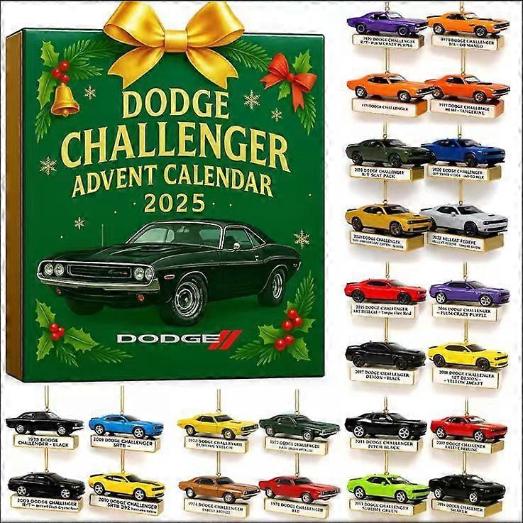 2025 Christmas Advent Calendar - 24 Days Countdown Calendar Blind Box Acrylic Ornaments, Reusable Christmas Tree Decor Blind Box for Kids & Family Hol